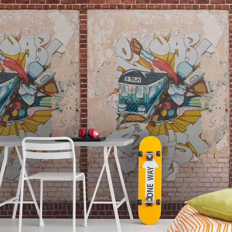 Commande En Gros A.S. Creation Papiers peints photo The Wall II 392401 Un motif par rouleau Imitation Pierre marron