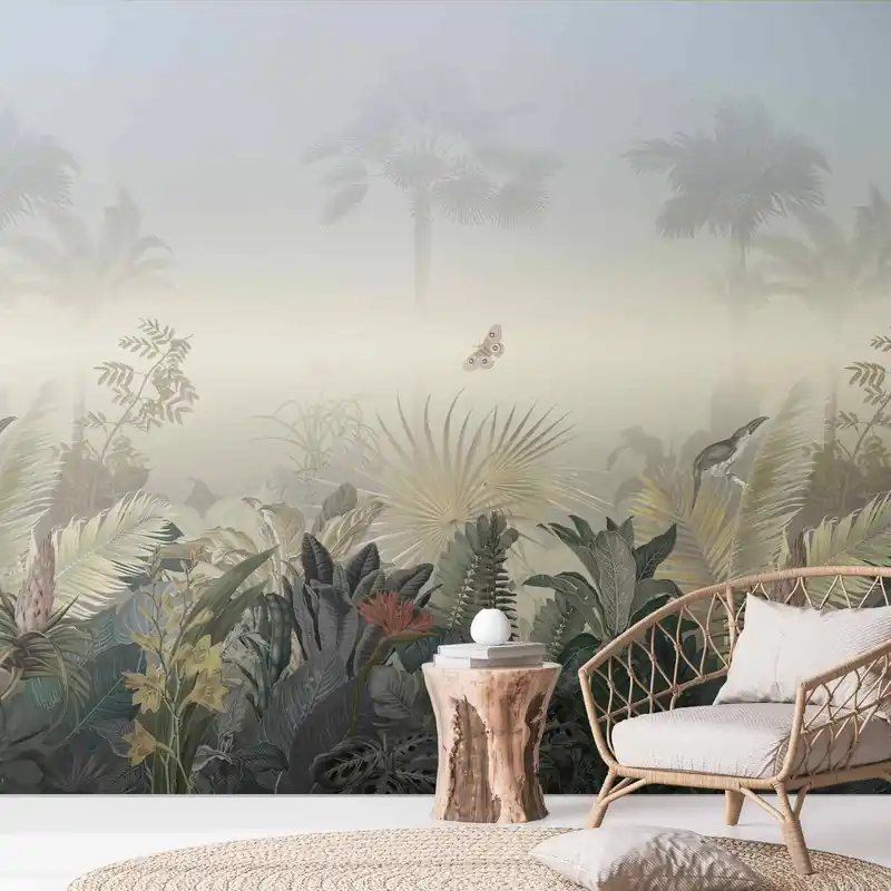 Top Vente A.S. Creation Papiers peints photo The Wall II 392701 Un motif par rouleau Jungle coloré