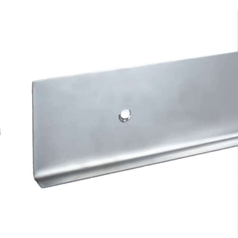 Auer Plinthe Inox moderne Hauteur 100 mm Angle 94° Résistant à l‘eau Usine Directe