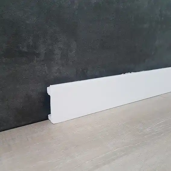 Wiesemann Plinthe lumineuse LED "Venarotta" Polystyrène 60 x 15 mm Blanc Moderne Achetez Aujourd'hui