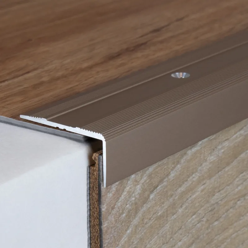 Prix Bas Nez de marche 15 x 36 mm aluminium anodisé