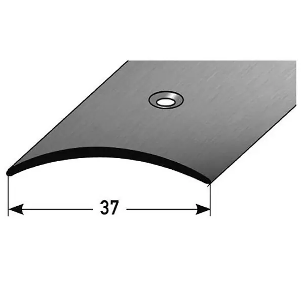 Produit De Marque Barre de seuil 37 mm type 16 inox mat 1 mm d‘épaisseur