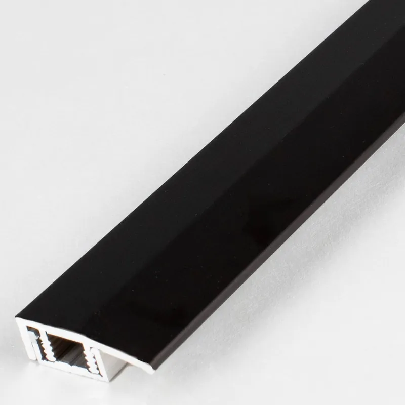 Expédition Rapide Profilé de finition pour hauteur 4 - 7 mm 23 mm de large 2 pcs aluminium anodisé