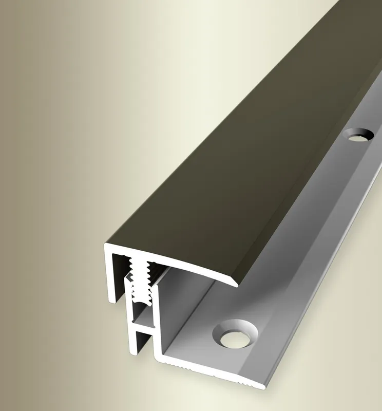 Haute Qualité Küberit 560 Mono-Clip Profilé d‘arrêt Largeur 21 mm Rattrapage parquet Épaisseur 12-17 mm
