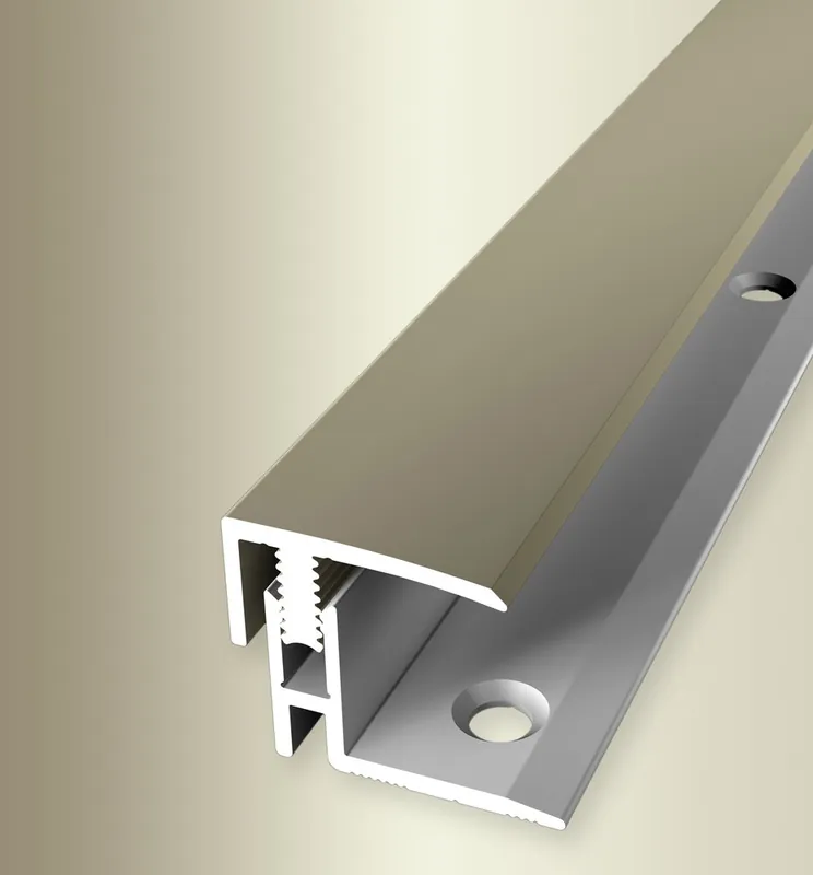 Vente Flash Küberit 560 Mono-Clip Profilé d‘arrêt Largeur 21 mm Rattrapage parquet Épaisseur 12-17 mm