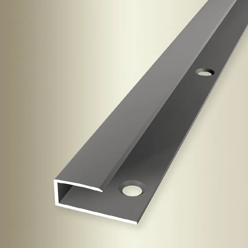 Solde PROVISTON Profil d‘arrêt Largeur 23 mm Longueur 2700 mm Alu anodisé Lisse Percé