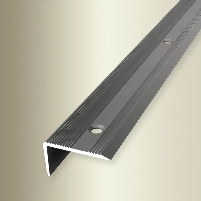 Nez de marche Largeur 30 mm H 0 - 17 mm Longueur 2500 mm Cornière escalier Strié Seulement Aujourd'hui