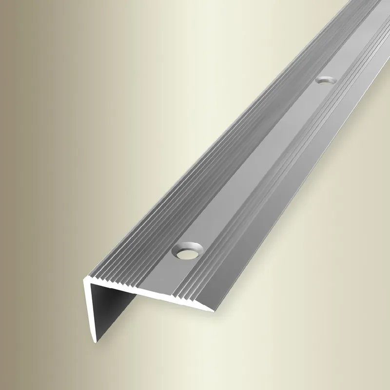 Offre Du Jour Nez de marche Largeur 30 mm H 0 - 17 mm Longueur 2500 mm Cornière escalier Strié