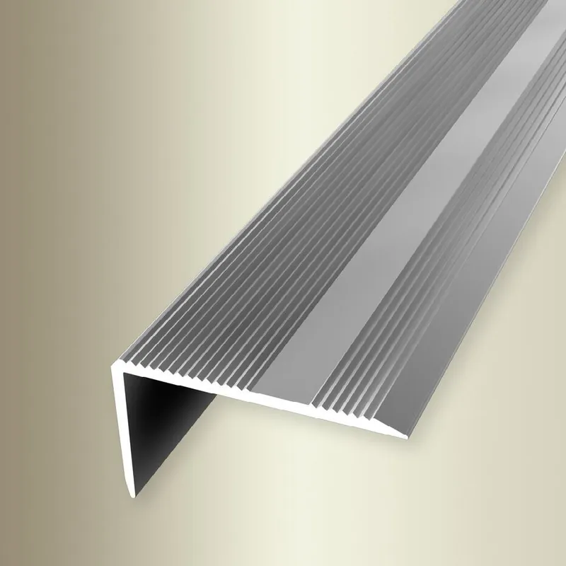 Populaire Nez de marche Largeur 40 mm H 0 - 22 mm Longueur 2500 mm Cornière escalier Strié