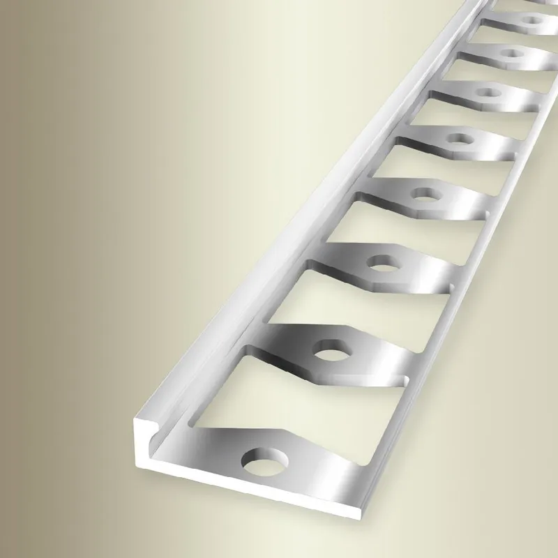 Petit Prix Profilé de finition Largeur 21 mm H 3 mm Longueur 2500 mm Aluminium Barre d‘arrêt