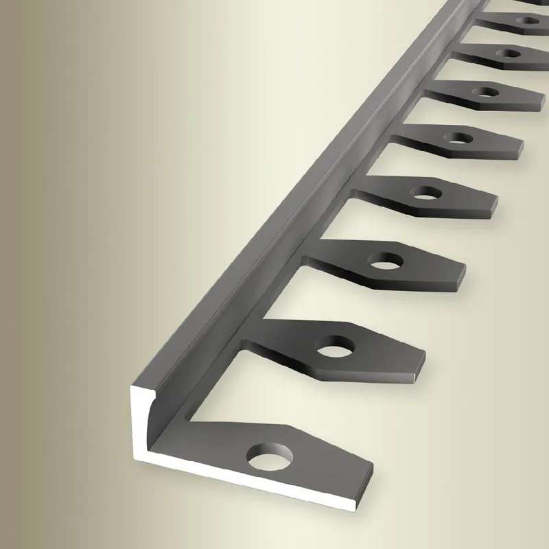 Profilé de finition Largeur 22.5 mm H 10.3 mm Longueur 2500 mm Alu Très bonne qualité Dernière Chance