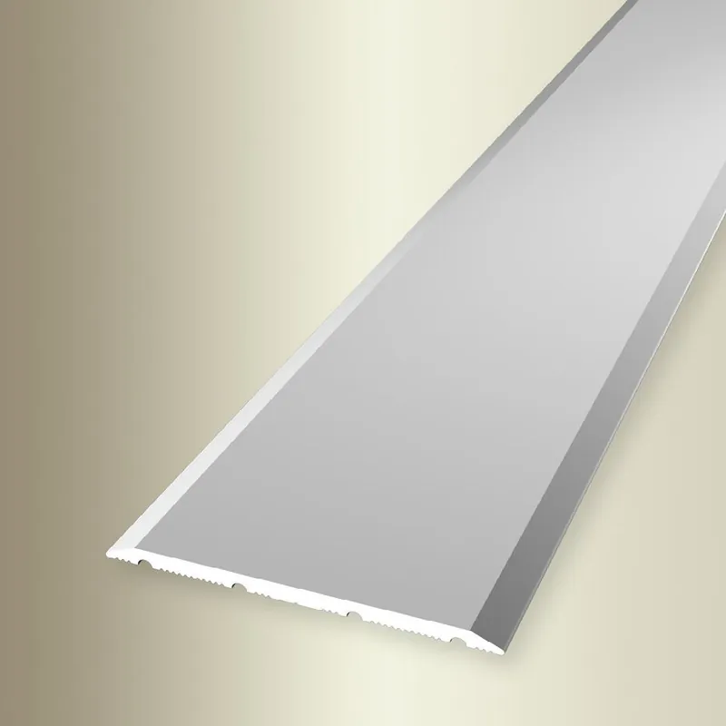 PROVISTON Barre de seuil Largeur 40 mm Hauteur 0 - 99 mm Aluminium Lisse Autoadhésif Super Prix