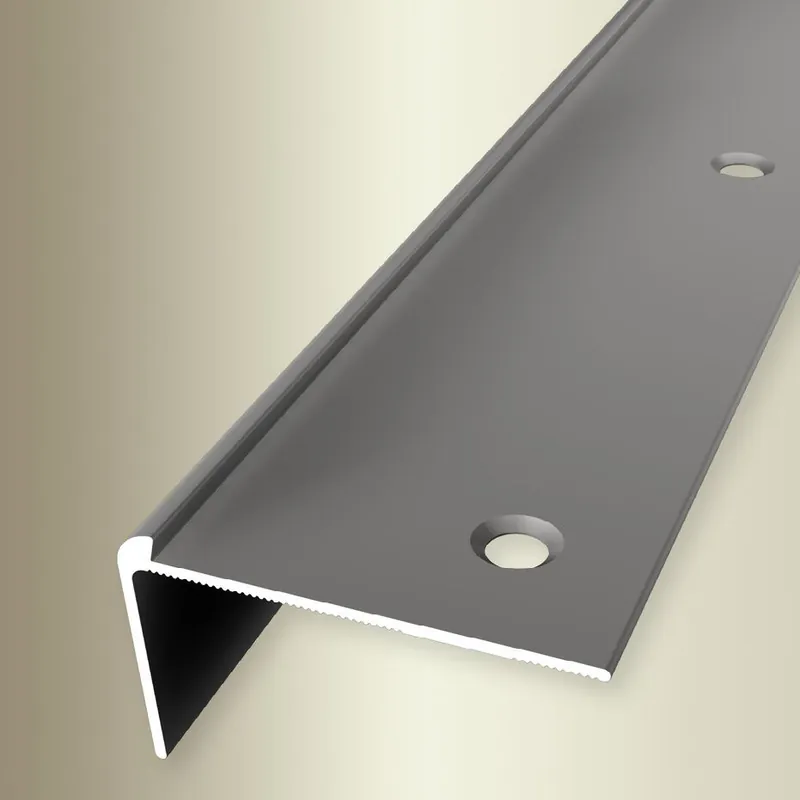 Achetez Aujourd'hui PROVISTON Nez de marche 48 x 2.5 x 2500 mm Alu anodisé A visser Très bonne qualité