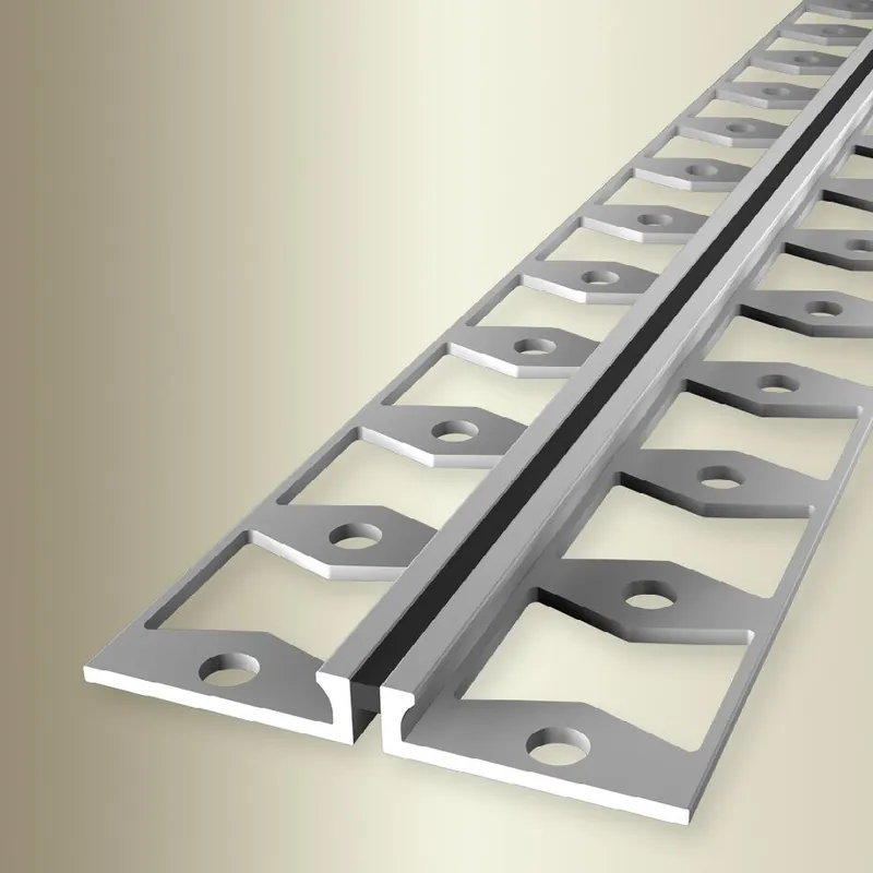 Profilé de dilatation Largeur 48 mm Longueur 2500 mm Aluminium Joint en silicone Découper Solde
