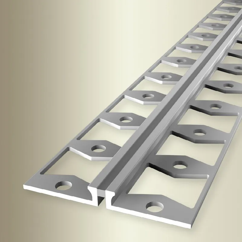 Profilé de dilatation Largeur 48 mm Longueur 2500 mm Aluminium Joint en silicone Découper Meilleur Choix