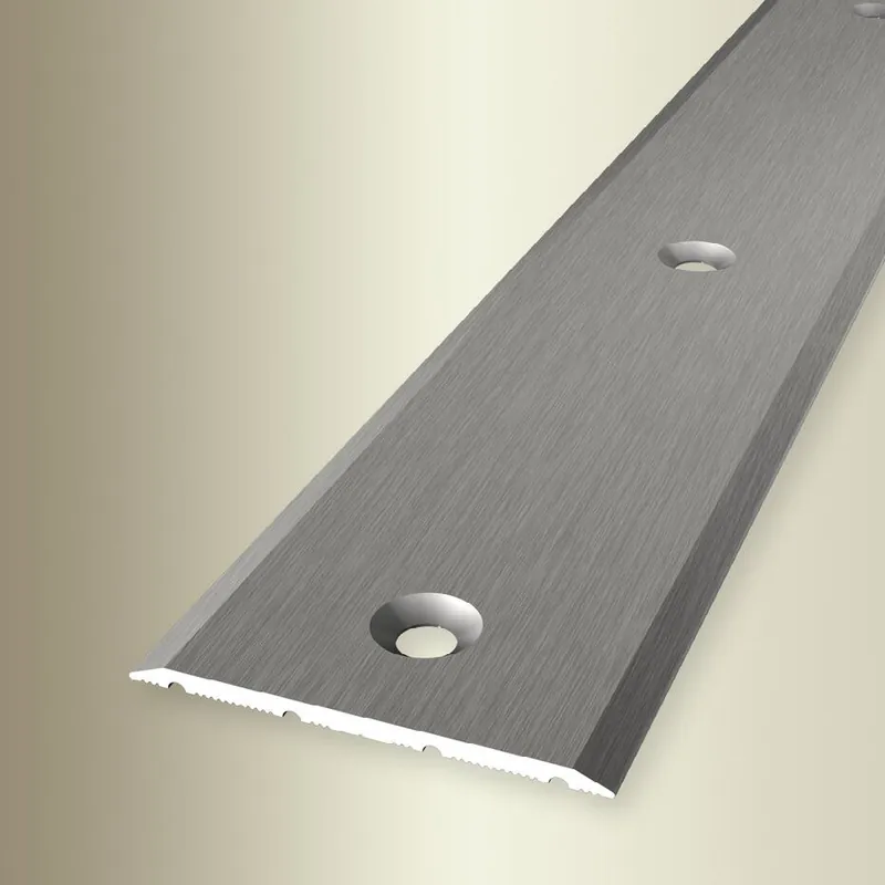 Nouveauté PROVISTON Barre de seuil Largeur 40 mm H 0 - 99 mm Aluminium Lisse À visser au centre