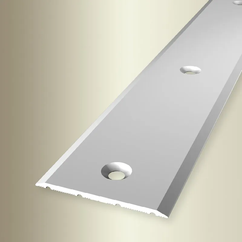 PROVISTON Barre de seuil Largeur 40 mm H 0 - 99 mm Aluminium Lisse À visser au centre Réduction