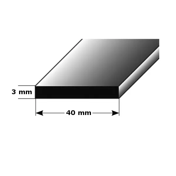 Barre plate profilé de montage profilé de construction en aluminium Commander Vite