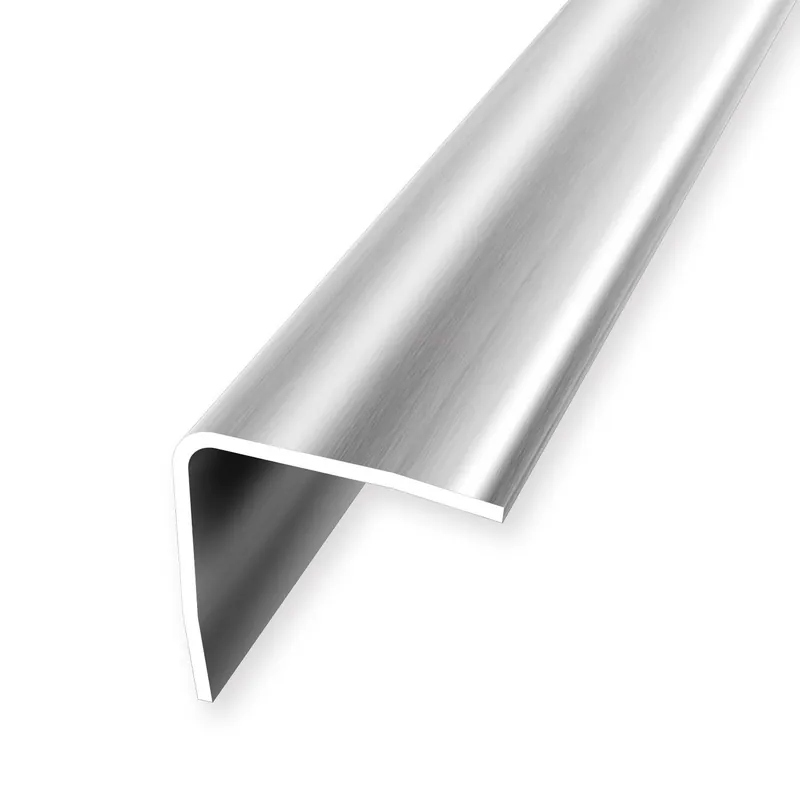 Cornière 31.5 x 31.5 x 2500 mm Acier mat Angle lisse Non percé Küberit Authentique
