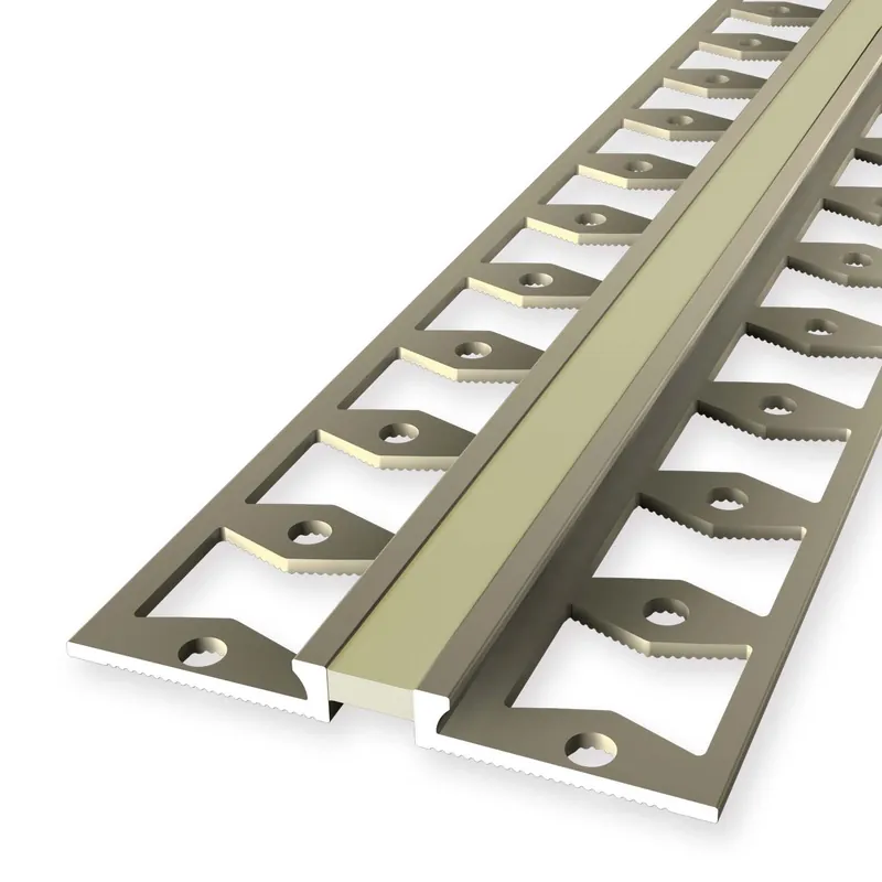 Populaire Profilé de dilatation 4.5 x 48 x 2500 mm Aluminium Équerre de carrelage Sable Küberit