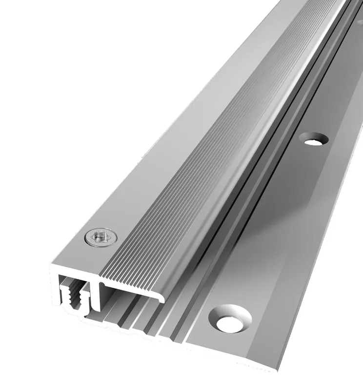 Profilé de finition 11 x 40 mm Aluminium Profilé d‘arrêt strié Différentes longueurs Küberit Paiement Sécurisé