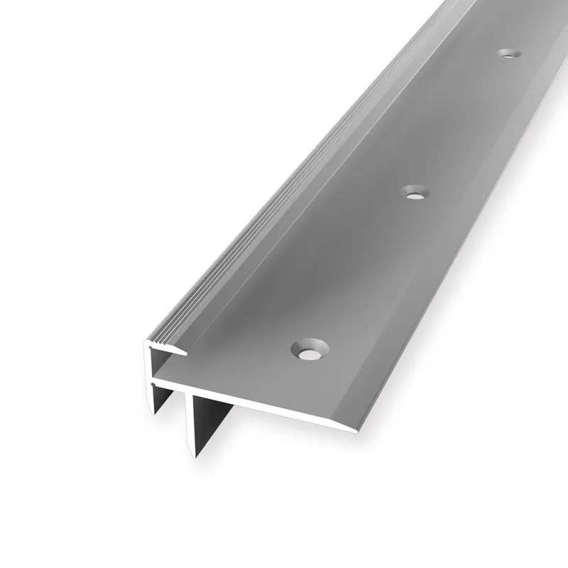 Acheter En Ligne Profilé d‘escalier 18 x 40 x 2500 mm Aluminium Cornière striée Argent Küberit