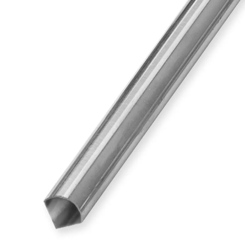 Tringle d‘escalier triangulaire 16 x 16 mm Laiton creuse, différentes tailles Küberit Livraison Express