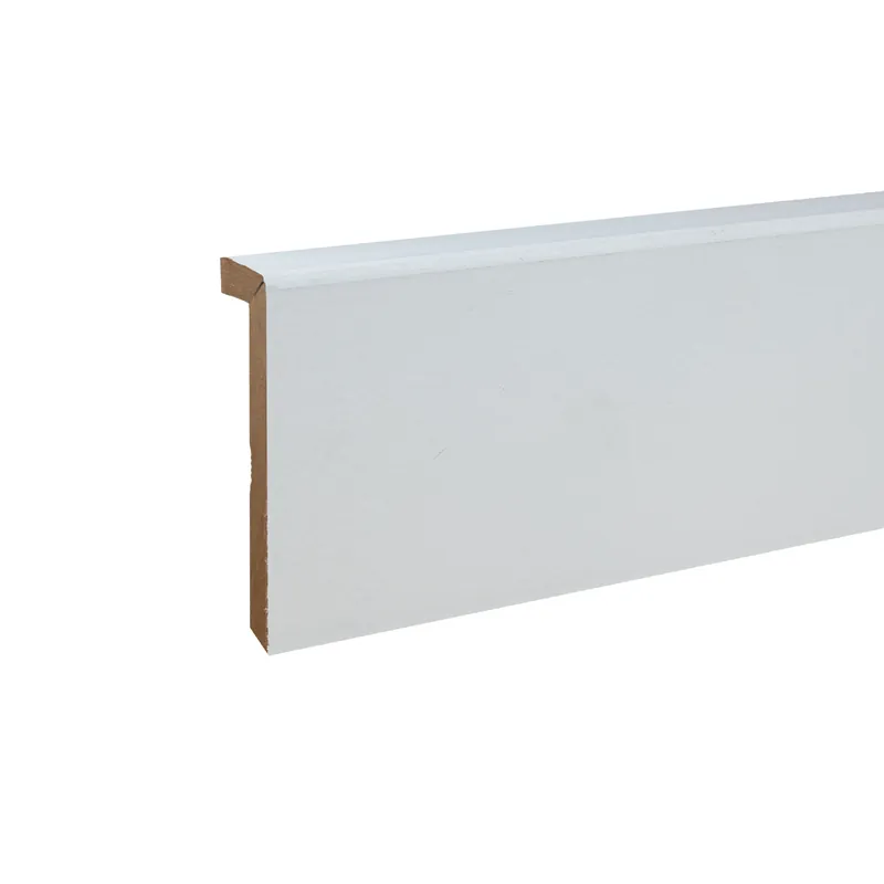 PROVISTON Surplinthe carré 22 x 100 x 2440 mm MDF Prépeinte lot de 6 Usine Directe