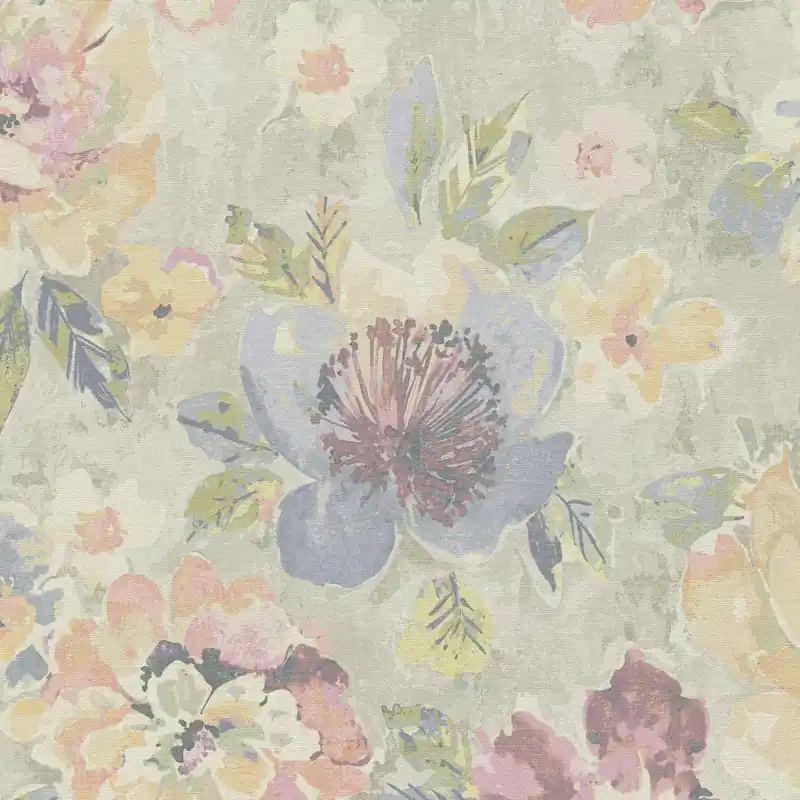 Affaire À Saisir Papier peint intissé 396072 coloré gris Pink fuchsia fleurs floral Aquarell Dreams A.S. Creation