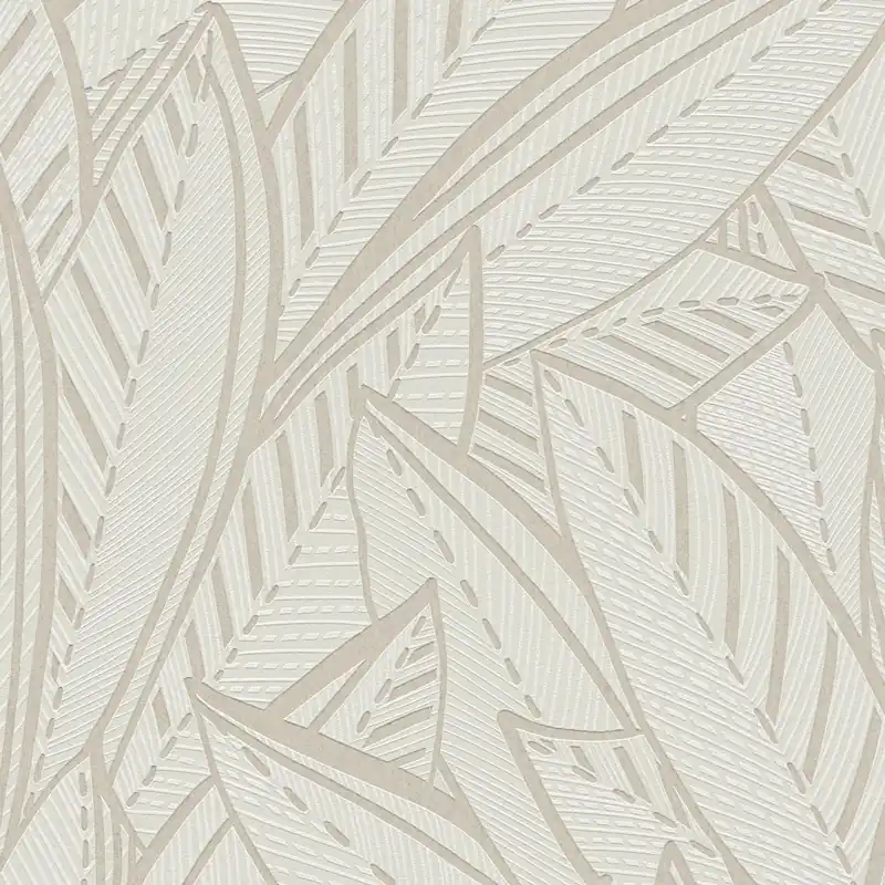 Quantité Limitée Papier peint intissé 399333 blanc gris arbres feuilles French Affair A.S. Creation
