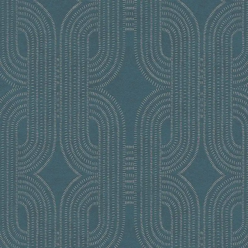 Commander Maintenant Papier peint intissé 399373 bleu vert Beige beige graphique French Affair A.S. Creation