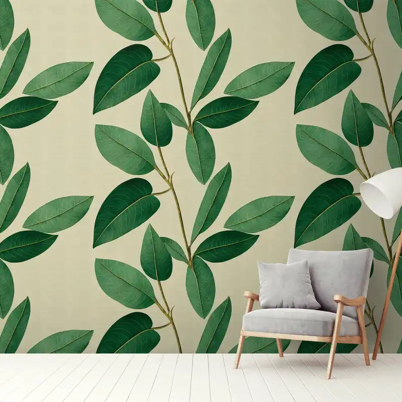 Prix Réduit A.S. Creation Papiers peints photo The Wall III 398661 Un motif par rouleau Arbres Feuilles Vert