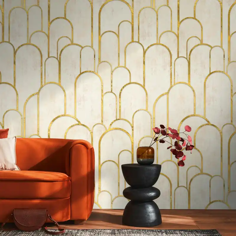 Livraison Express A.S. Creation Papiers peints photo The Wall III 398571 Un motif par rouleau Abstrait Crème Beige