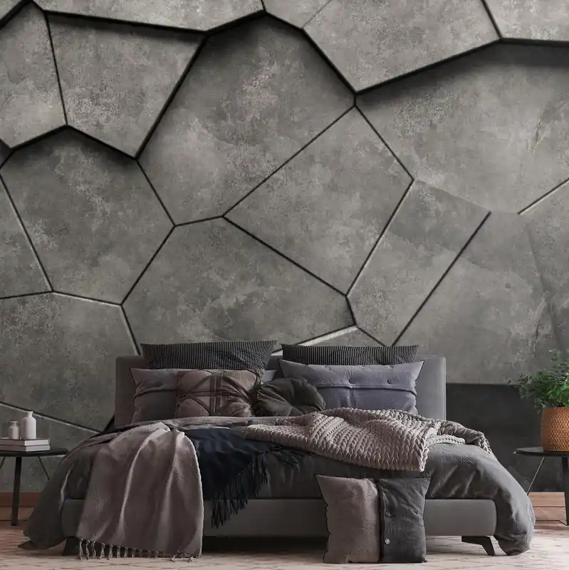 A.S. Creation Papiers peints photo The Wall III 399241 Un motif par rouleau Pierre Béton Noir Gris Meilleur Choix