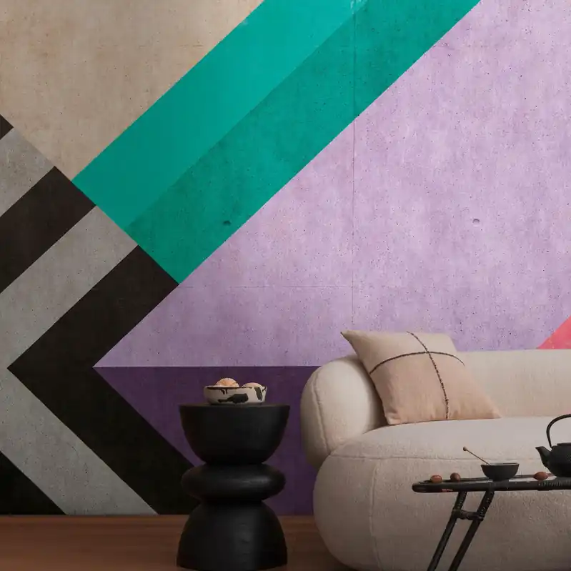 Acheter Direct A.S. Creation Papiers peints photo The Wall III 399131 Un motif par rouleau Moderne Coloré Violet