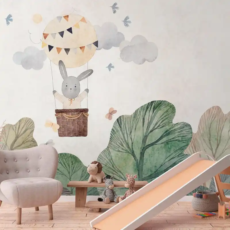 Usine Directe A.S. Creation Papiers peints photo The Wall III 399051 Un motif par rouleau Chambre enfant Beige