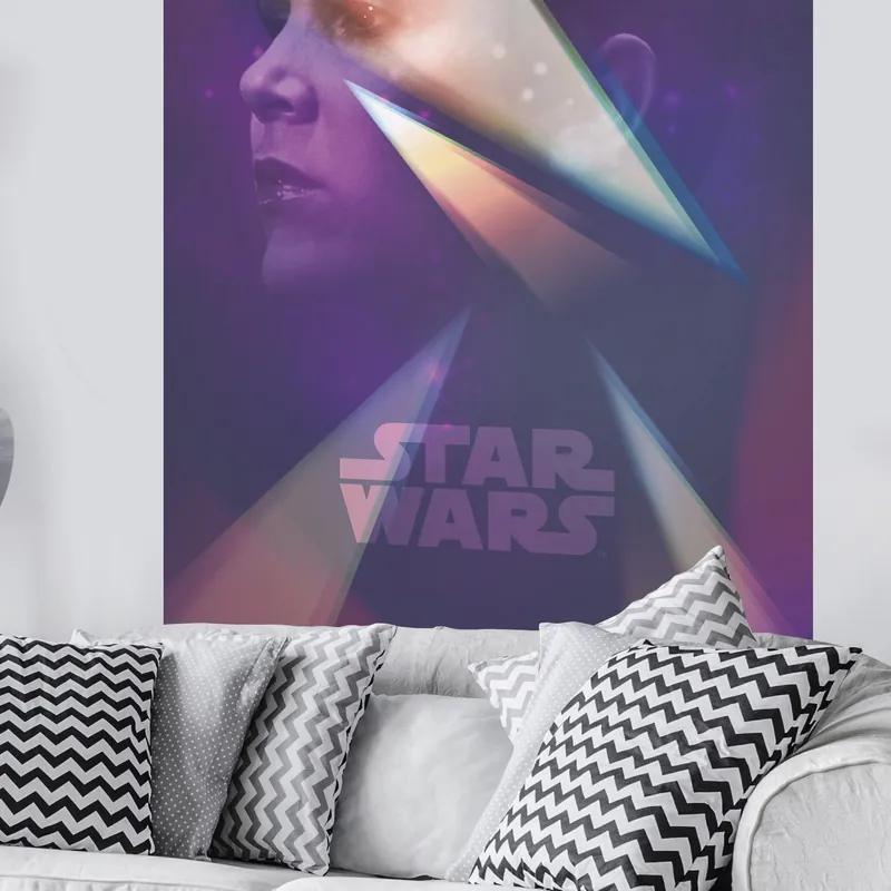 Komar Papier Peint numérique Photo Star Wars Female Leia 200 x 120 cm Princesse Leia Nouveauté