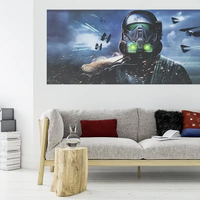 Komar Papier Peint numérique Photo Star Wars Deathtrooper 100 x 250 cm Intissé Soldat d‘élite Empire Petit Prix