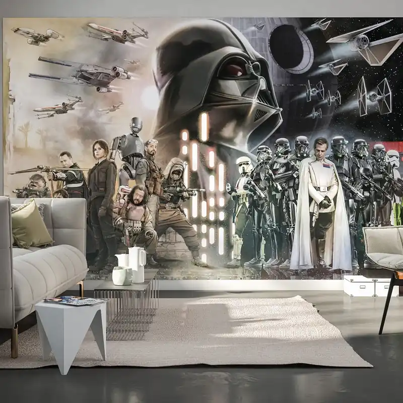 Komar Papier Peint Photo Star Wars 250 x 400 cm Intissé Rebelles Jyn Erso Rogue One Dernière Chance