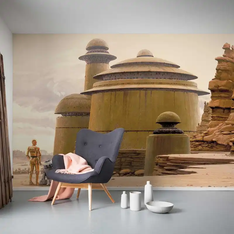 Komar Papier Peint Photo Star Wars Droïdes Palais Jabba 250 x 500 cm Intissé Commander Maintenant