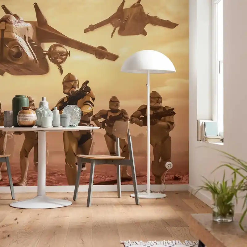 Komar Papier Peint Photo sur Intissé Star Wars Armée Clones 260 x 400 cm Vaisseau spatial Livraison Express