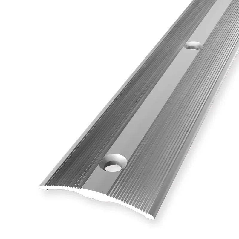 Profilé de transition 4 x 33 mm en aluminium Barre de seuil striée Différentes longueurs Küberit Promotion Saisonnière