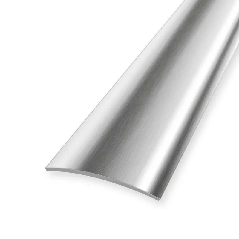 Profilé de transition 3 x 30 mm en acier inoxydable Barre de seuil lisse différentes longueurs Küberit Expédition Rapide