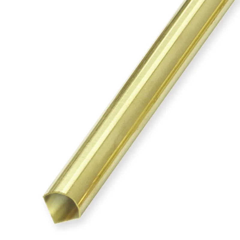 Tringle d‘escalier triangulaire 16 x 16 mm Laiton creuse, différentes tailles Küberit Remise