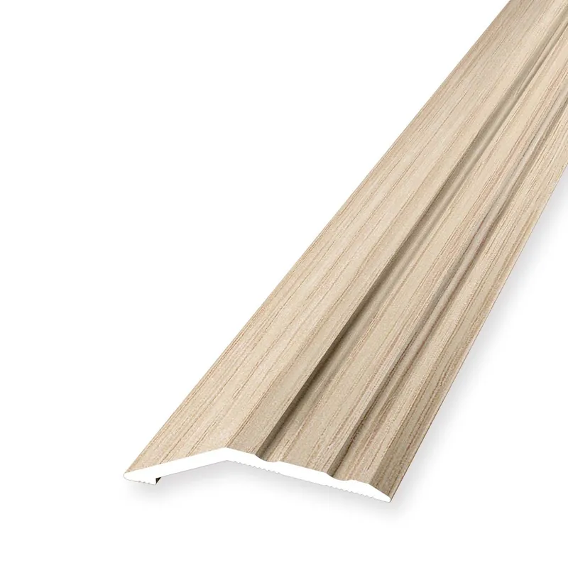 Populaire Profilé de finition 10 x 39 mm Aluminium Barre de seuil striée Argent Différentes longueurs Küberit