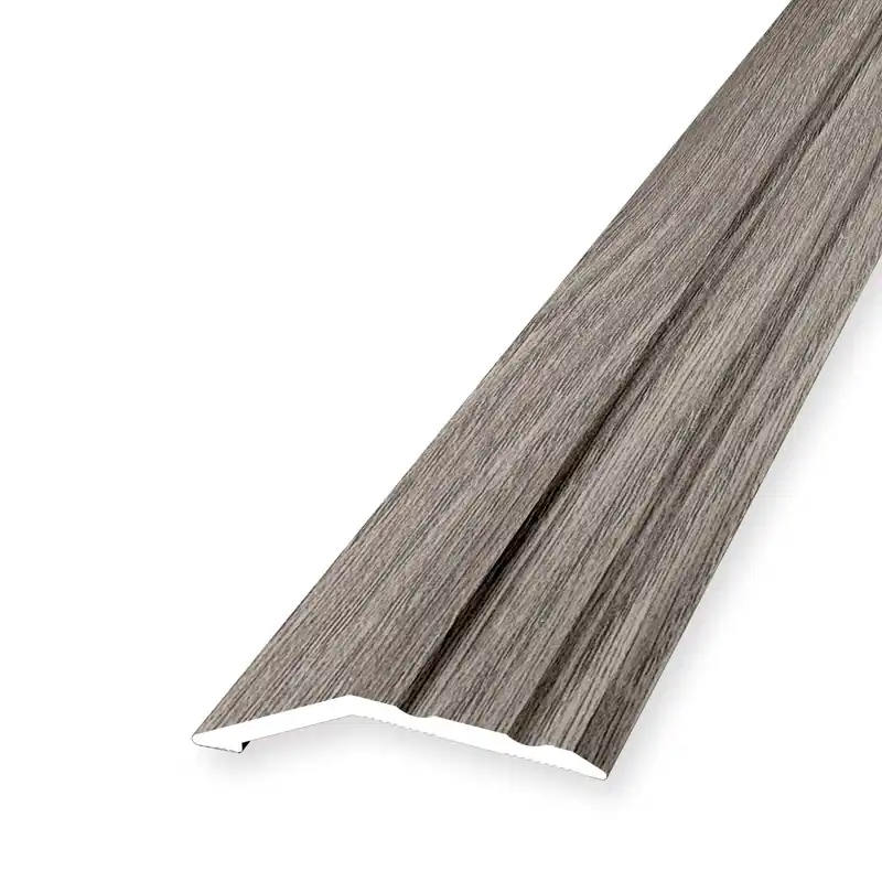 Offre Exclusive Profilé de finition 10 x 39 mm Aluminium Barre de seuil striée Argent Différentes longueurs Küberit