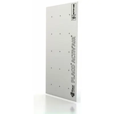 Réduction Plaque de plâtre Placo® Activ‘Air® BA13 - long. 2,60m x larg. 1,20m