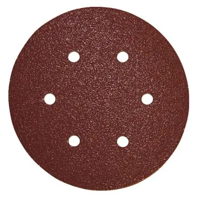 Prix Réduit Disque abrasif 6 trous bois/mét 150mm g80 (x10)