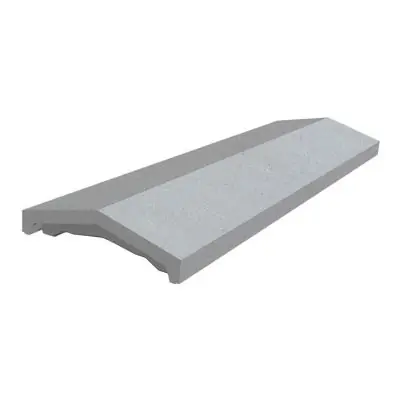 Chaperon de mur optipose 2 pentes - 99x25 gris Achat Immédiat