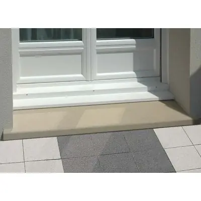Remise Seuil 34 Classique 130 X 34 Monobloc Ton Pierre